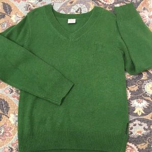 Polarn O. Pyret green wool blend sweater